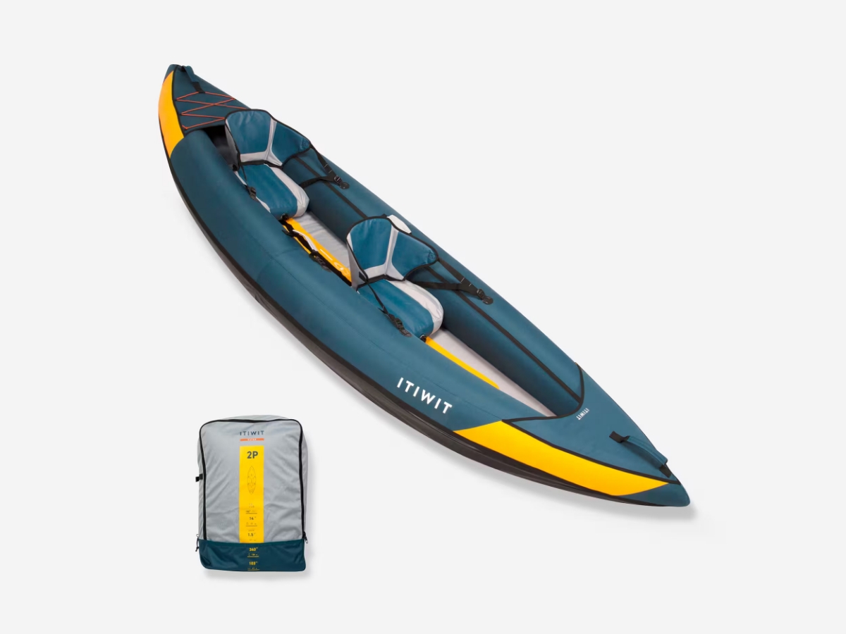 Canoa-kayak gonfiabile touring 1-2 posti